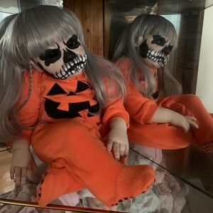 Reborn skull baby Halloween type baby